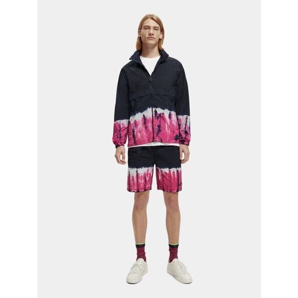 Scotch & Soda Tie-dyed hooded zip-thru jacket‎ Size Small